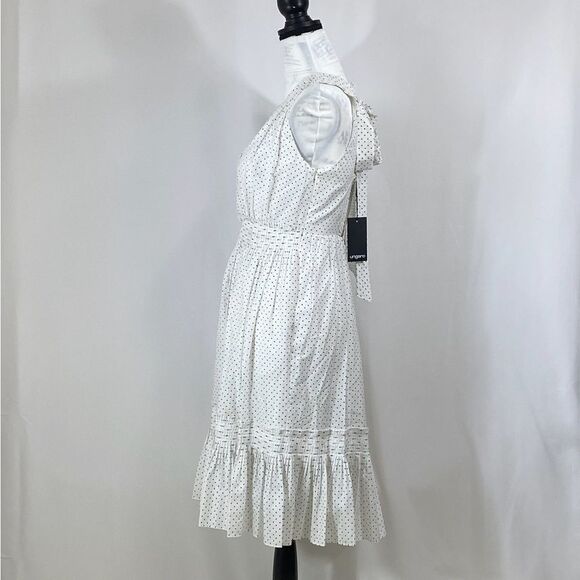 Ungaro Polka Dot Tie Back dress size S - Picture 4 of 10